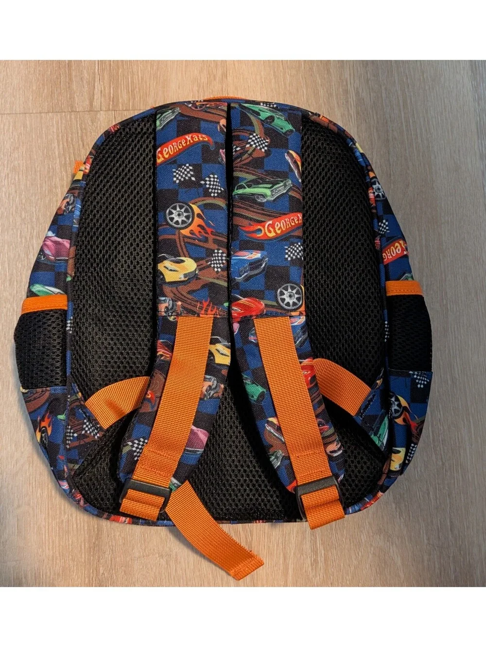George Hats Hot Wheels Backpack & Lunch Box / LunchpailSet | New